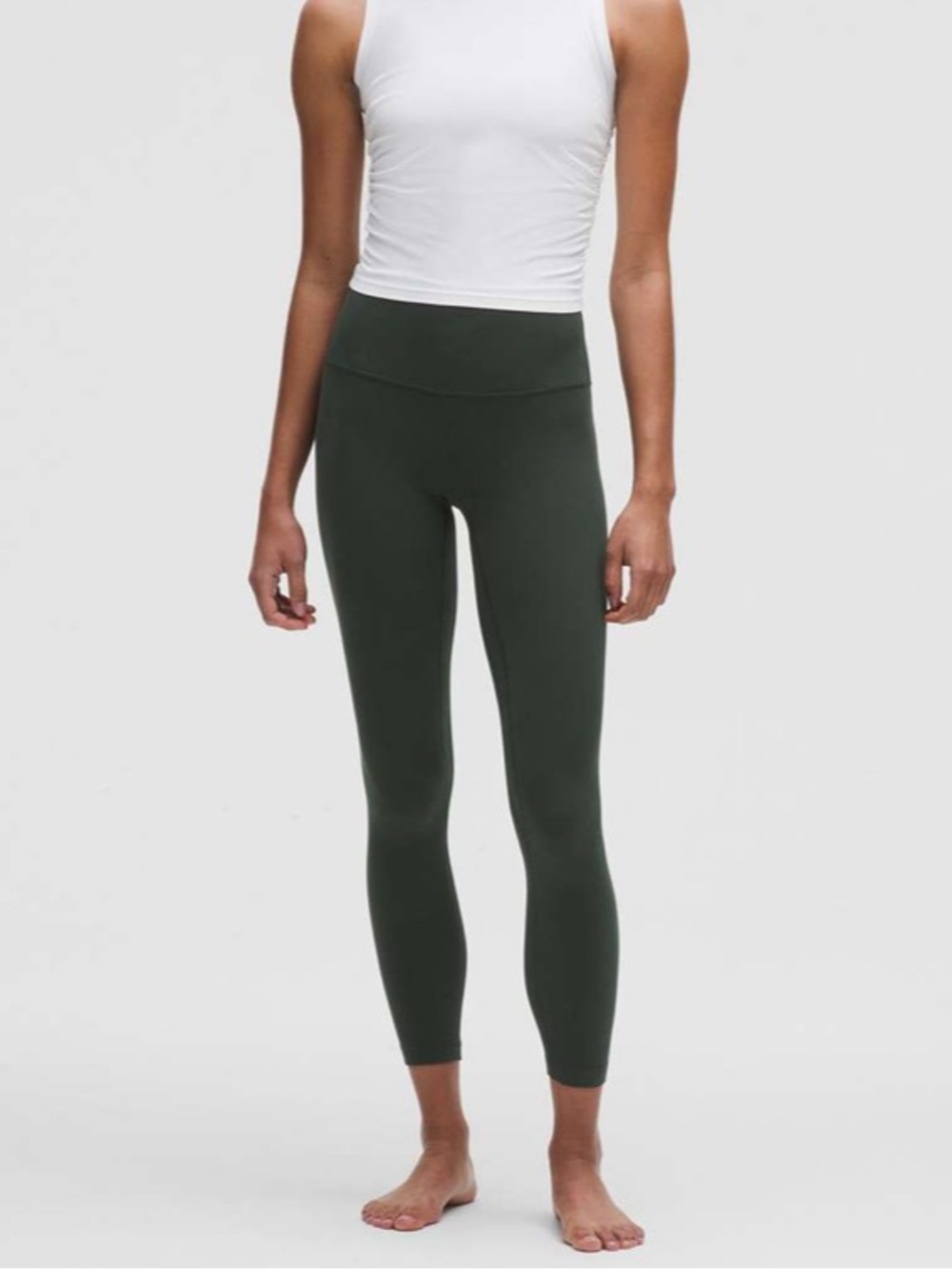 Lululemon Align High-Rise Rainforest Green 25” Size 2